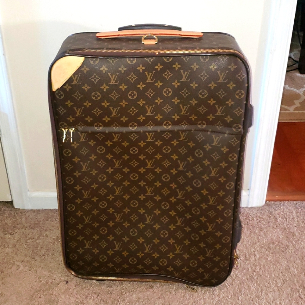 Louis Vuitton Pegase 65 Monogram Canvas Travel Suitcase Luggage